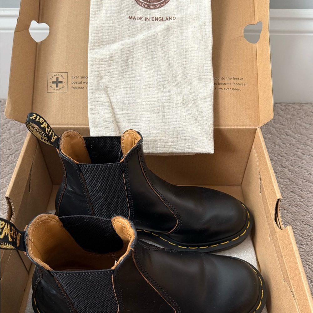 Made in England - Black Leather Chelsea Boot